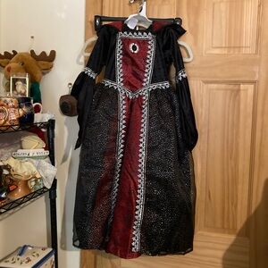 Cracker Barrel child Spider Vampire Queen costume